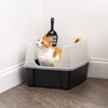 IRIS USA Large Open Top Cat Litter Box with High