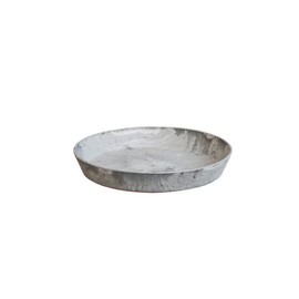 Amabro Art Stone Saucer [Gray/Small] AMABRO ART STONE SAUCER (Approx.) Diameter 6.9 inches (17.6 cm)