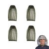 4 Pack Premium Mosquito Head Net Mesh Hat Face Netting