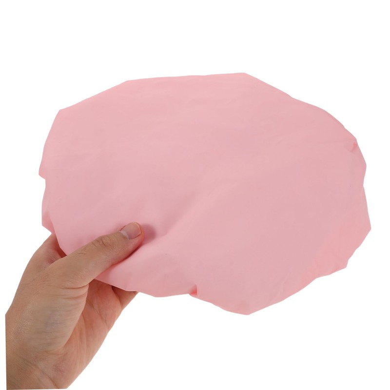 Healeved 2pcs Shower Cap: Microfiber Hair Drying Cap Reusable Waterproof