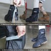 sweatness Waterproof Bicycle Shoe Covers with Saddle Cover Size 44-46