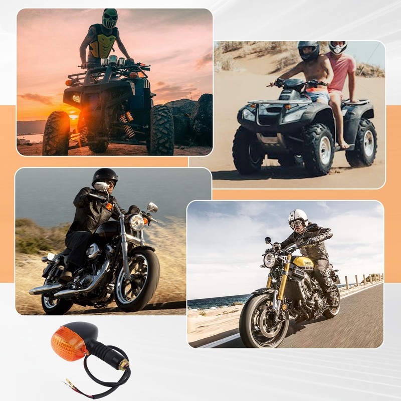 PRO BAT 12V Turn Signal Indicator Light Blinker Durable Lamp