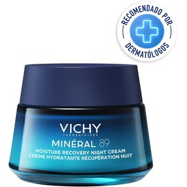 Vichy Minéral 89 Crema Recuperadora De Noche con Melatonina Pura 50ml Para Todo Tipo De Piel Uso Antes de Dormir