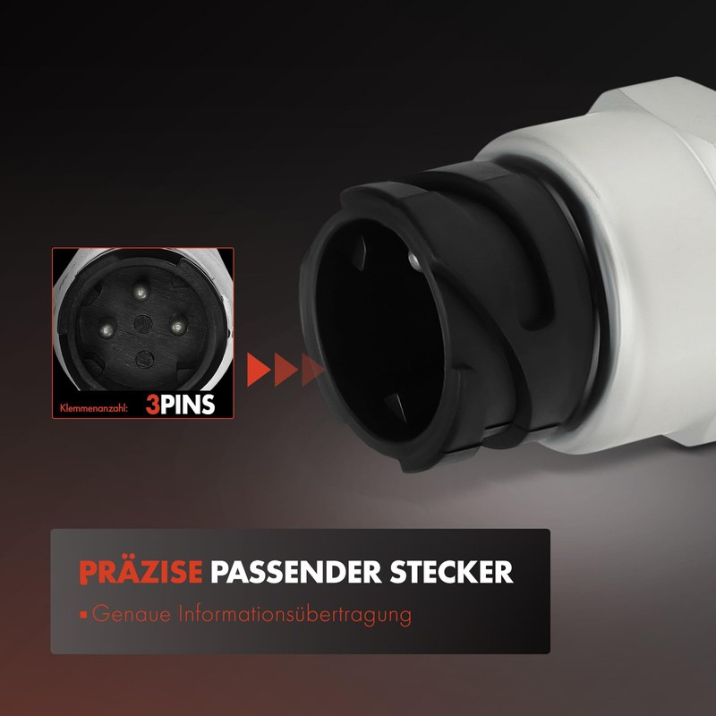 Frankberg Sensor Druckluftanlage Drucksensor 3-polig Kompatibel mit S.c.a.n.i.a P G