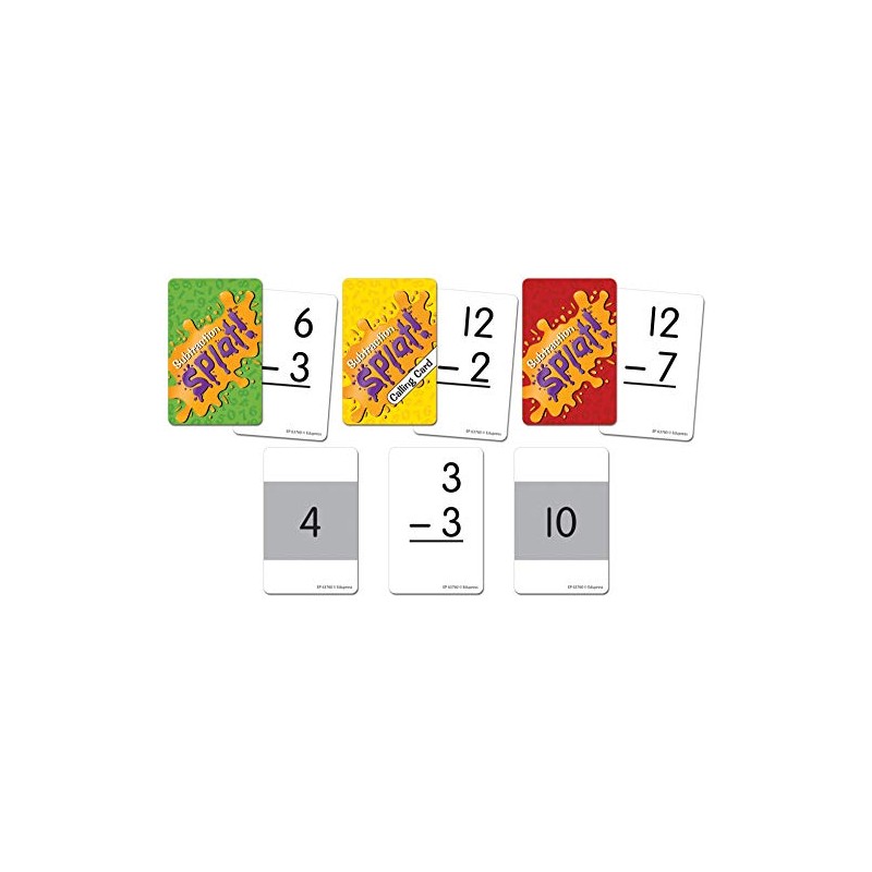 Edupress Math Splat™ Game: Subtraction Grades 2+ (EP63760) , 3.5