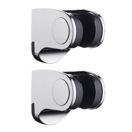 Set of 2 Fixed Shower Holder, Adjustable Shower Holder, Hand Shower Holder, Shower Head Holder, Bathroom Accessories
