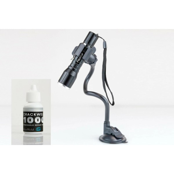 GLASWELD FlexCur and Stand FlexCur Curing Light and Long Crack