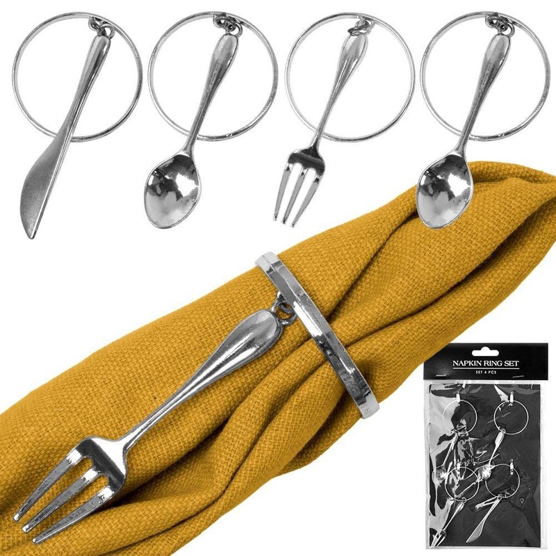 Napkin Holder Serviette Rings Ring Cutlery Ring Table Decoration Cutlery