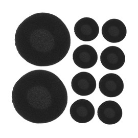 KICHOUSE 10pcs Ear Cushions Foam Replacement Soft Sponge Earphone Covers Earbuds Replacement Tips Headphones Accessories Protective Covers