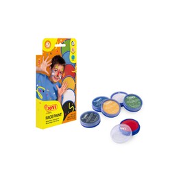 Jovi Children's Cream Make-Up Soft Texture Easy to Apply Oil Based 6 x 8ml Tins Assorted Colours