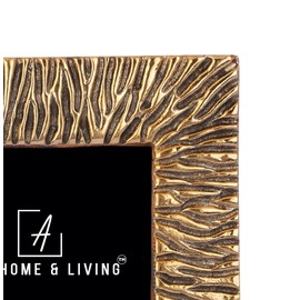 4x6 Gold Metal Picture Frame – Handcrafted for Effortless Display & Everyday Elegance – Versatile Tabletop or Wall Mount – Ideal for Home, Office & Gifting