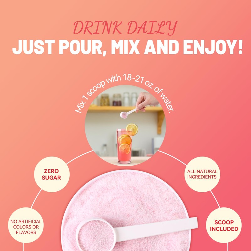 Electrolytes Powder No Sugar, Enhanced with B-Vitamins and Minerals –