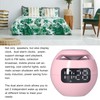Multifunctional Bluetooth 5.0 Alarm Clock Speaker Rechargeable Ball Shape Portable