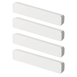 Yamazaki 5407 Magnetic Bar, Set of 4, White, Approx. W 3.9 x D 0.4 x H 0.7 inches (10 x 1 x 1.8 cm/each), Tower, Easy to Remove