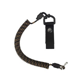 EdcX Paracord Nylon Tactical Lanyard made in Ukraine, spiral cable, elastic key pendant made of Paracord