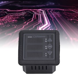 Generator Digital Meter, Generator Digital Multifunction Meter ABS Housing IP54 Voltage Current Frequency Tester Diesel Generator GV25, PH Meter