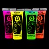 UV Glow Neon Face and Body Paint 10ml - Set