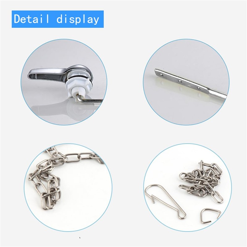 Much Hotter Universal Toilet Handle Tank Flush Lever Replacement -