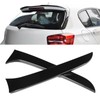2pcs Rear Window Side Spoiler Canard Wing Glossy Black Replacement