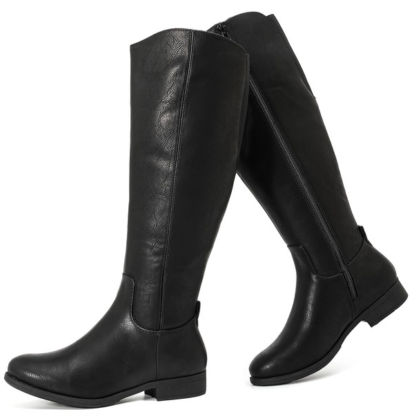 Ruiee Women's Knee High Boots - Stylish and Comfortable Round