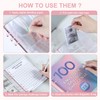 100 Envelopes Money Saving Challenge Binder,2024 New Budget Binder with