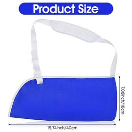 Wanmu Arm Sling for Women and Men, Shoulder Brace Immobilizer, Comfortable Medical Sling for Shoulder Injury, Arm Sling with Lightweight and Breathable, Broken, Dislocated, Fracture, Strain