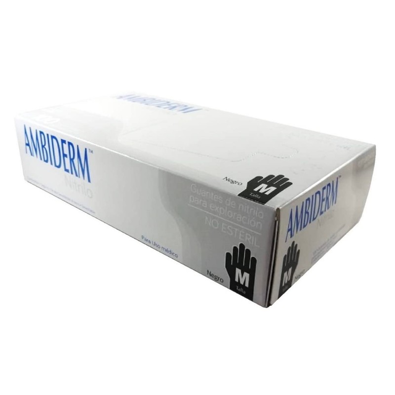 AMBIDERM | Guante de Nitrilo Soft sin Polvo Caja con