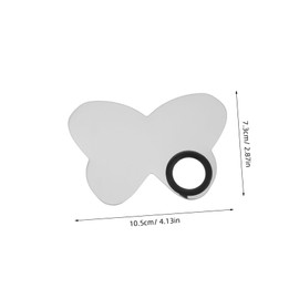 Baluue 2 Sets Makeup Mixing Palette Tray with Spatulas Stainless Steel Metal Foundation Palette Artist Tool for Foundation Cream Mixing Blending