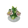 Ceramic Oil Diffuser and Oil Set with Porcelain Capodimonte Roses
