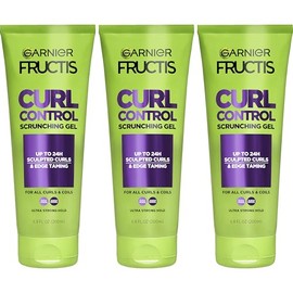 Garnier Hair Care Fructis Style Curl Scrunch Controlling Gel for Curly Hair, 3 Count