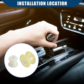 A ABSOPRO 1 Set Gear Shift Cable Endsaver Bushings Set for Volkswagen