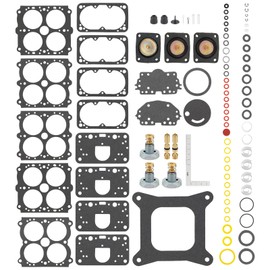 37-485 Carburetor Rebuild Kit Fit for Holley 4150 4 Barrel Gasoline Double Pumper Carb for Holley Models 4150, 600, 650, 700, 750, 800, 850 CFM