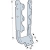 Simpson Strong-Tie LRU28Z - LRUZ Face-Mount Rafter Hanger - Adjustable