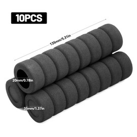 PWGHWG Pack of 10 Door Handle Buffers, Door Handle Protection, Door Handle Stopper, Foam Handle Covers for Protection of Walls and Furniture