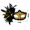 Allruyee 2024 New Feather Masquerade Mask for Women,Feather Masquerade Mask