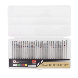 YUYTE Brocas de manicura rusa, kit de taladro de arte de u?as, cabezal de molienda eléctrico, accesorios para máquina de pulir u?as, brocas de manicura y pedicura [A]