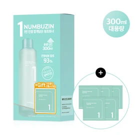 numbuzin No. 1 Pure-full Clean Toner 300mL Special Set (+ 10 Toner Pads)  - numbuzin No. 1 Pure-full Clean