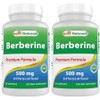 Best Natural Berberine 500MG 120 Capsules (2), 120 Tablets / 베스트네츄럴 베르베린 500MG 120캡슐 2개, 120정