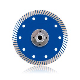 Diamond Disc 230 mm & 125 mm - Cutting Disc for Angle Grinder, Concrete, Stone and Metal, Adapter Rings for M14 Holes (HC-CSB02-125 mm)