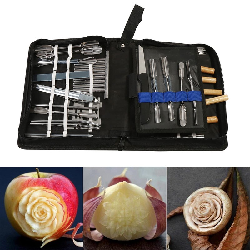 Food Carving Tool Set, 1 Set 46Pcs Carving Tools Kit