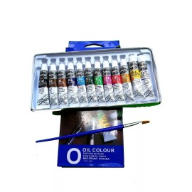 Barroco Pinturas Al Oleo Barroco Estuche Con 12 Colores Arte Fino