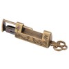 Garosa Padlock Chinese Vintage Mini Antique Retro Style Magpie Flowers