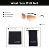 LJCZKA y2k Trendy Sunglasses for Women Men Cool Futuristic Sunglasses