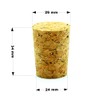 AlcoFermBrew Cork Bung 26/24mm x 5 – Tapered Cork Bung
