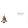doodlecards Mother in Law Christmas Card Christmas Tree and Parcels