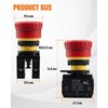 HY57B Industrial Emergency Stop Switch Push Button Switch Fit for