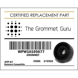 Dishwasher Diverter Valve Diverter Motor Seal Grommet Gasket Replacement Part for WPW10195677 W10195677 Compatible with Kenmore