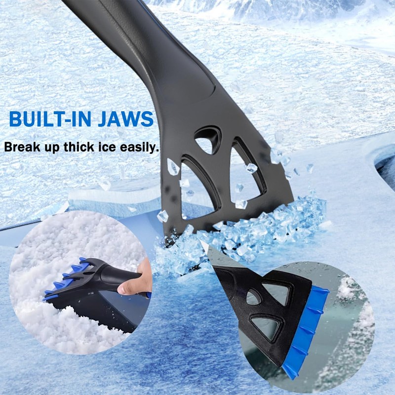 Extendable Snow Brush & Ice Scraper for Car Windshield –