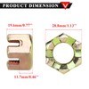 PRO BAT M20 Hexagon Slotted Nuts Moto Car Connecting Rod