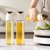 Automatic Opening & Closing Oil Bottle, Glass Oil Dispenser with